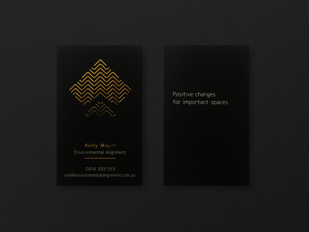 Environmental Alignment business card Environmental Alignment business card photograph