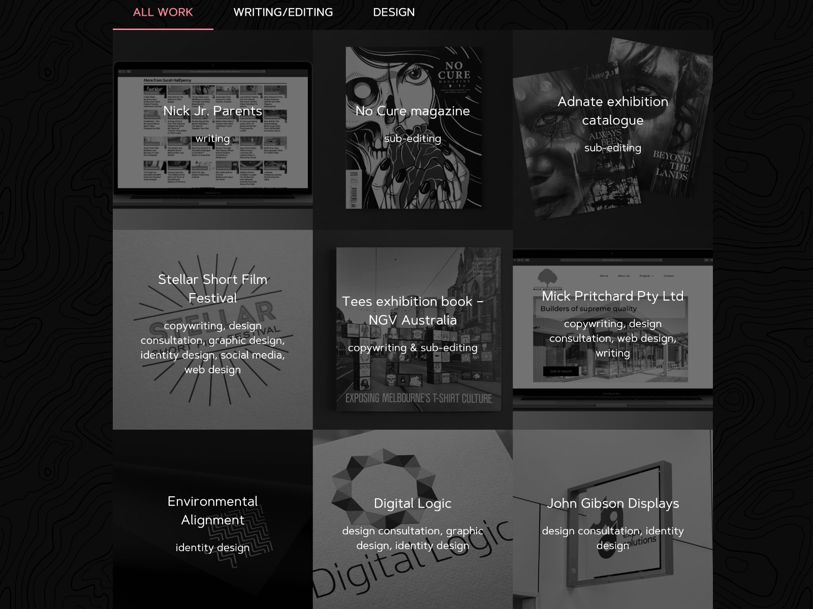 screenshot of Daily Joy project page