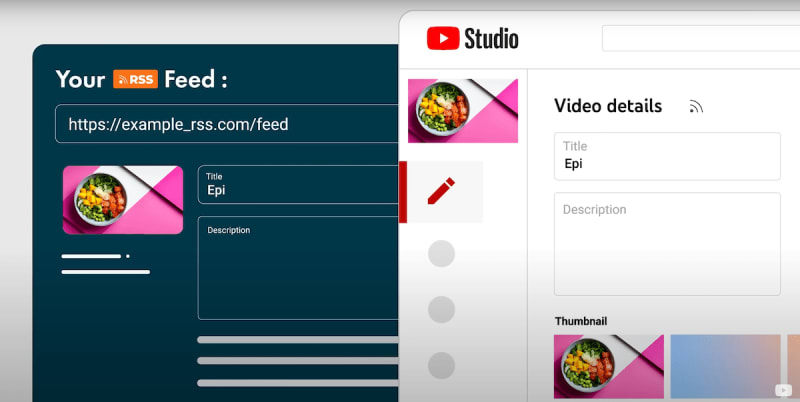 Podcasters can now upload their RSS feed to