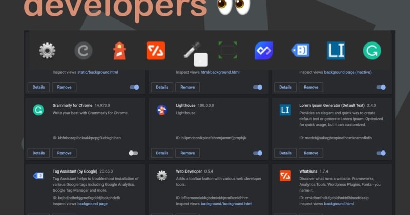 ⚡ 10 of the Best Chrome Extensions [Guaranteed To Make Your Day] - DEV  Community