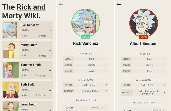 Rick and Morty, Wiki