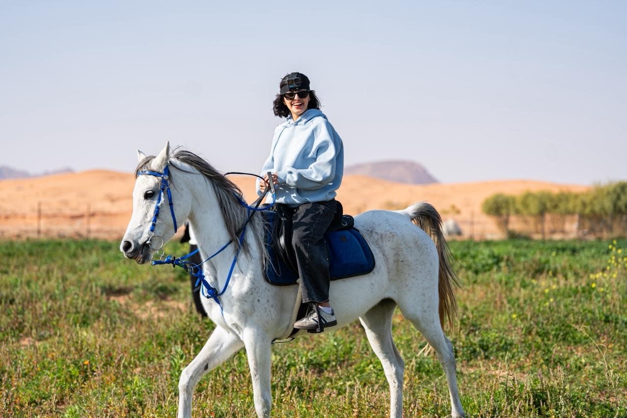 Horse riding experience amidst the nature of Hail