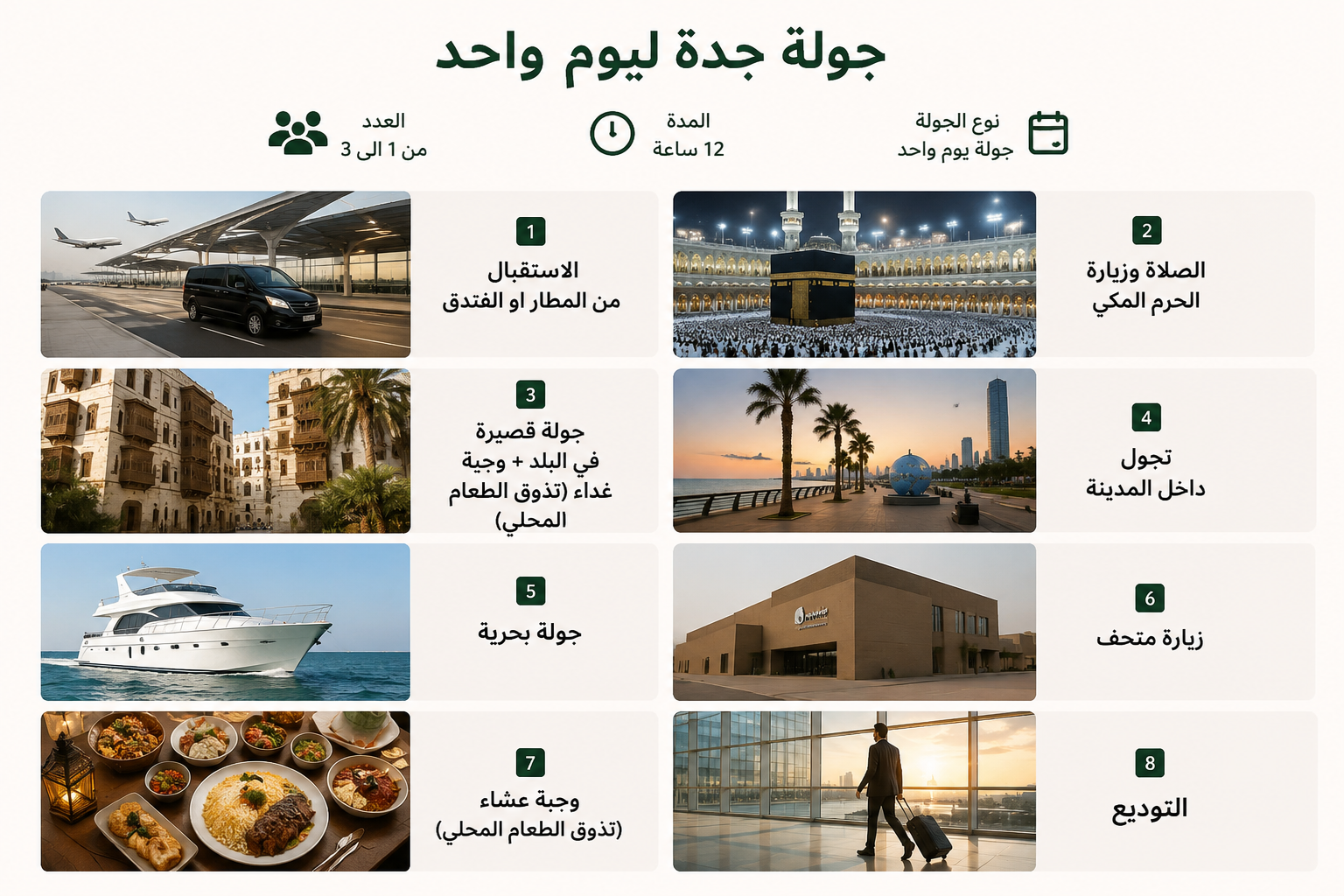 باقة متكاملة تشمل اداء العمرة والمتعة في جده 