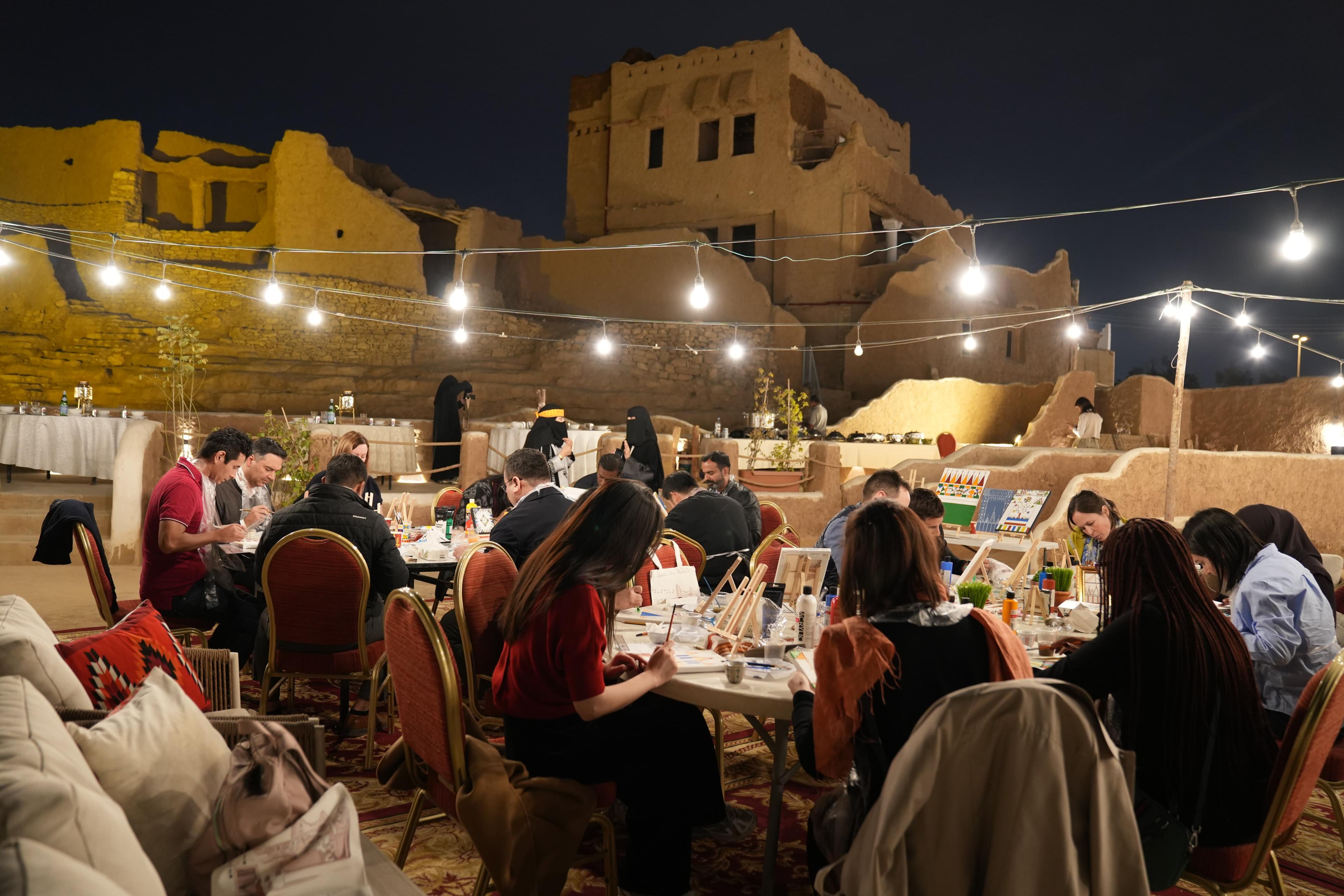 الدرعية: لوحة عسيرية