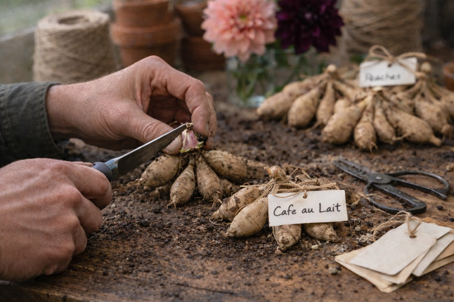 how to sell dahlia tubers illustration for How to divide and prepare tubers buyers will trust, supporting image 2