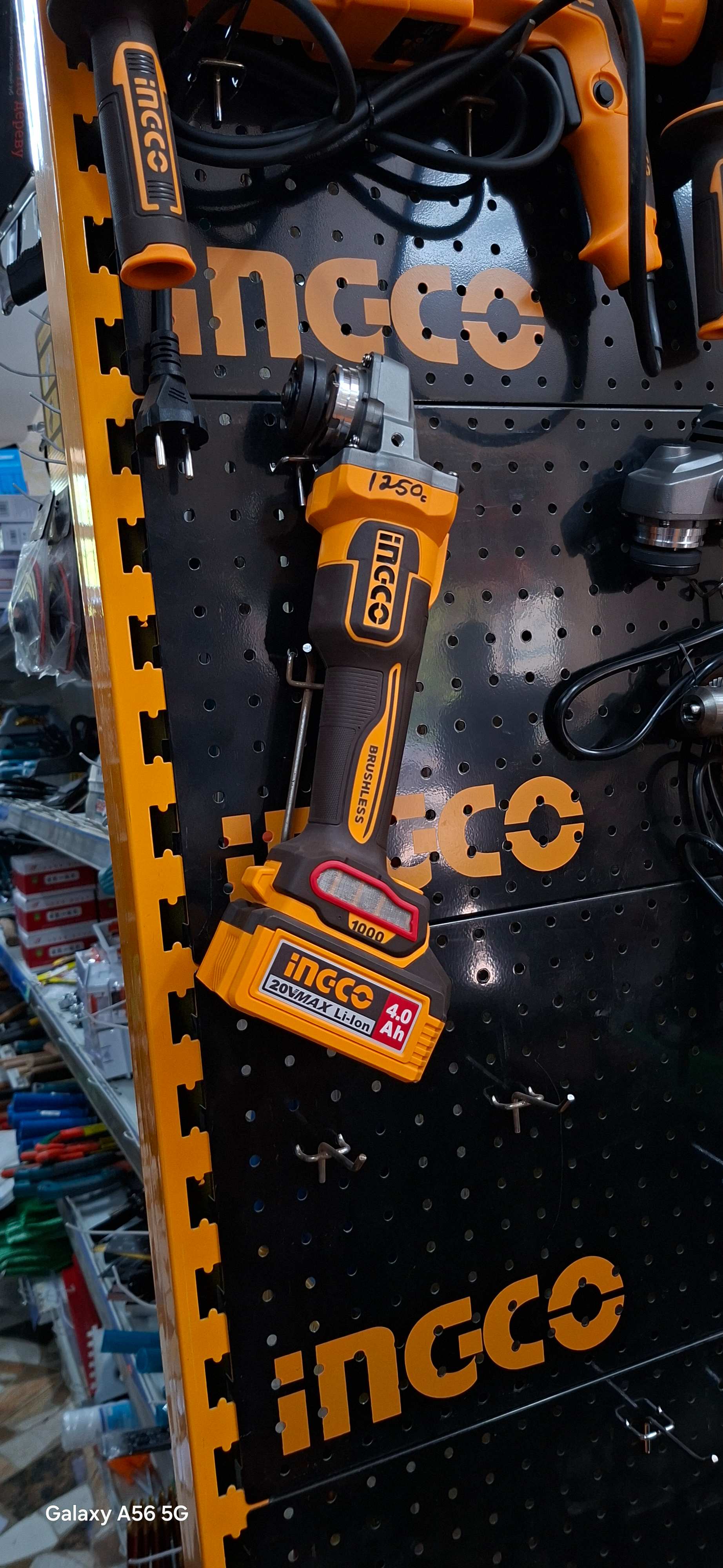 ⚡ Болгаркаи аккумуляторӣ INGCO (Brushless) — қувват ва озодӣ дар кор 🛠️🔥