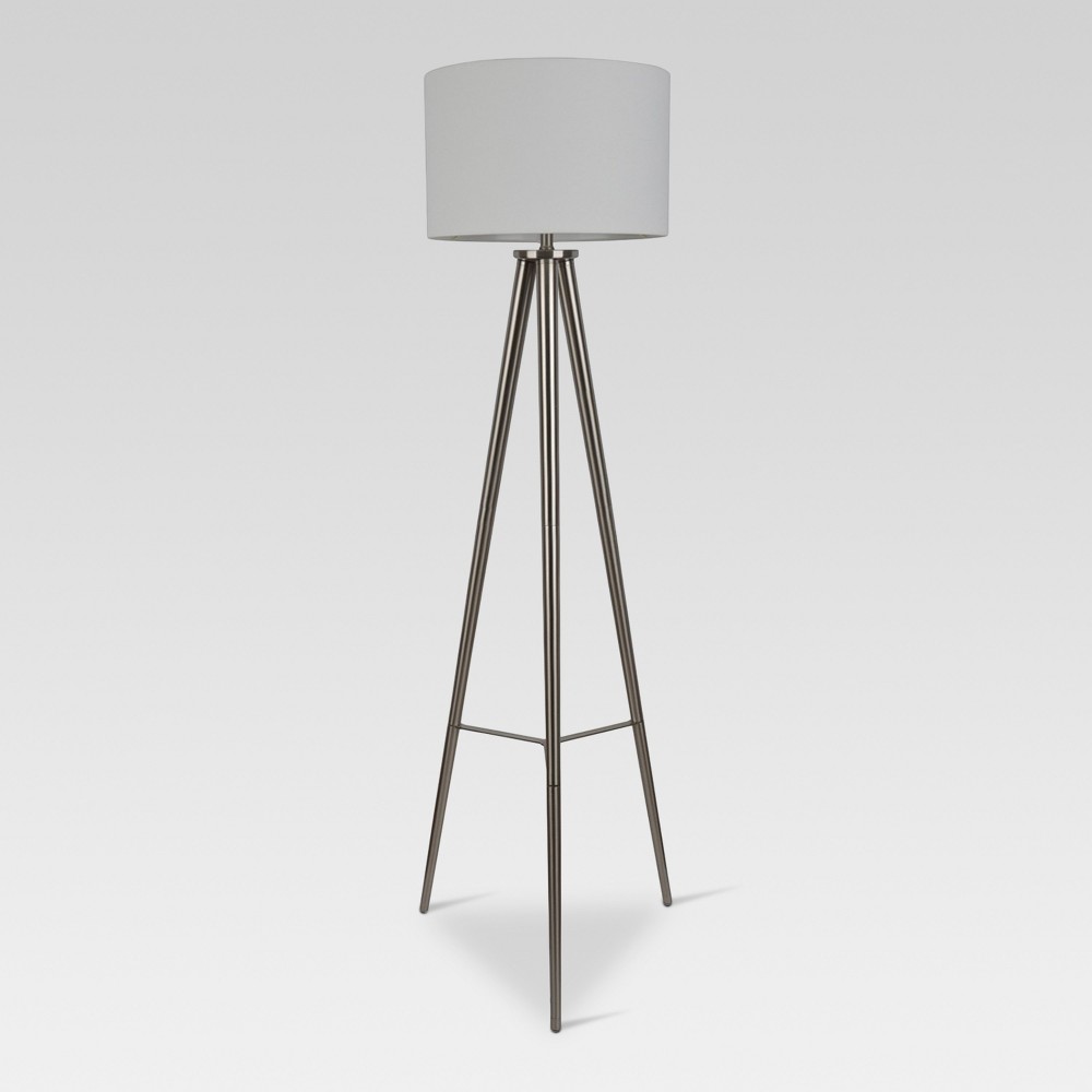 Details About Project 62 Delavan Metal Tripod Floor Lamp With Energy Efficient Light Bu