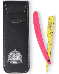 Eurostil Blessed Professional Razor Neon Yellow Pink