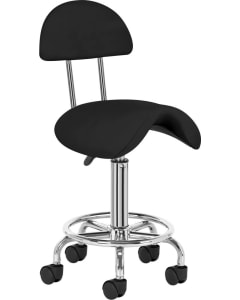 Gabbiano Stool Black 6001