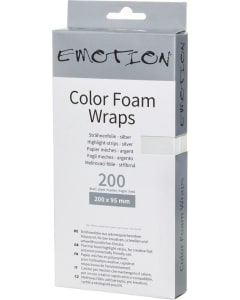 Efalock Emotion Color Foam Wraps 9.5x20 cm Silver 200 Pcs