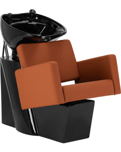 Gabbiano Vitoria Hairdressing Wash Unit - Brown