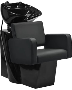 Gabbiano Hairdressing Wash Unit Bilbao - Black