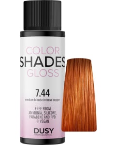 Dusy Color Shades 7.44 Medium Blonde Intense Copper - 60 ml