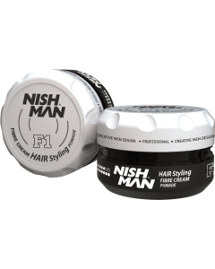 Nishman Hair Styling Fibre Cream Pomade F1 - 100 ml