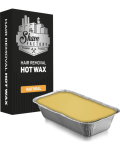 The Shave Factory Hair Removal Hot Wax - Natural 500 g