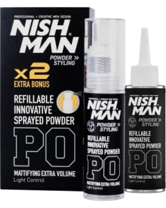 Nishman Refillable Sprayed Powder 20g + 20g