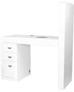 Gabbiano Cosmetic Desk 310 White Left