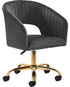 Gabbiano 4Rico Swivel Chair QS-OF212G Gray