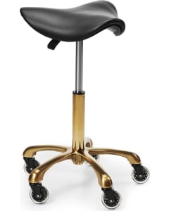 Bravehead Saddle Stool 360 Gold