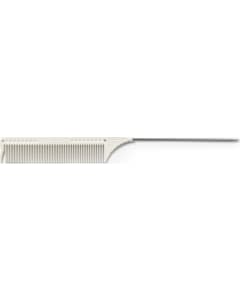 JRL Professional - Pin Tail Comb 8,8" White