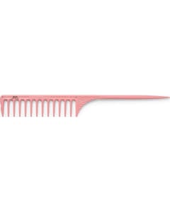 JRL Professional - Fine Teeth Tail Comb 9.8" Pink