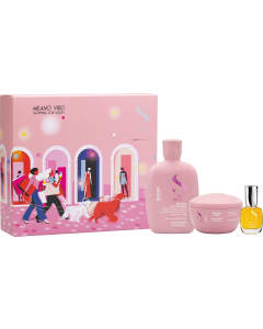 Alfaparf Milano Holiday Kit Set Semi di Lino Moisture 465 ml