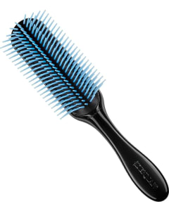 Denman D4 9-Row Black Blue Bristles