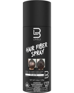 L3VEL3 Black Hair Fiber Spray 125g
