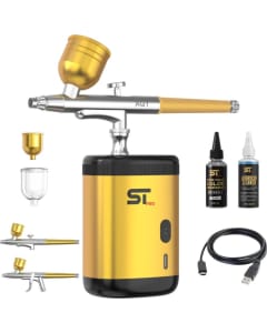 Supreme Trimmer Airbrush Gun Kit - Gold