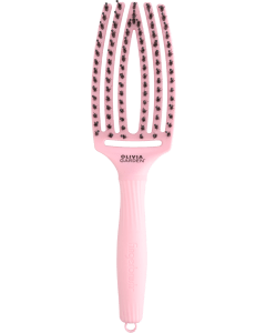 Olivia Garden Fingerbrush Boar & Nylon M Think Pink Jaipur Rose