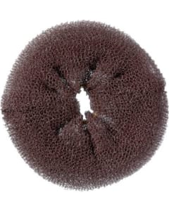Comair Hair donut round, brown 11 cm 12 gr
