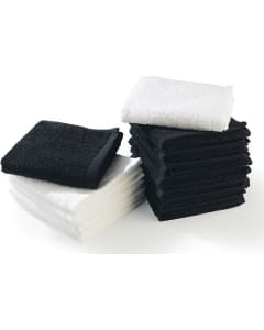 Bob Tue - Mini Wax Terry Towel 45x28CM 12 stk Black