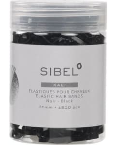 Sibel - Black Hair Ties 20 mm - 500 pcs