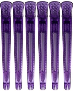 Efalock Techno Clips Purple 6 Pcs