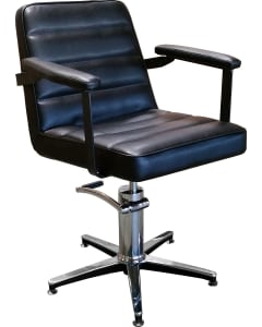 Hairway Styling Chair "IRON" Black