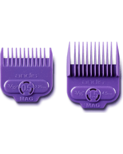 Andis Single Magnet Attachment Comb Dual Pack 0.5 mm & 1.5 mm