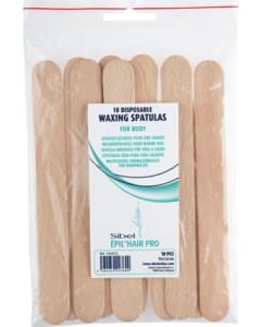 Sibel Wood Spatula 10 Pcs