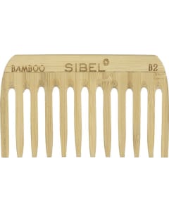 Sibel Bamboo B2 Wooden Antistatic Afro Comb 10,2 cm