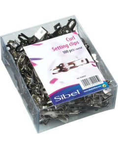 Sibel Curl Clips Metal Flower Box - 100 Pcs