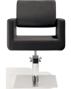 Sibel FELICITAS Styling Chair With Square Base Black Leather