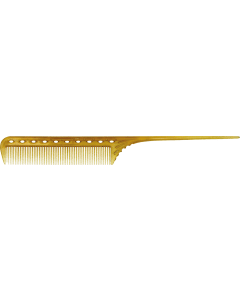 YS Park Tail Comb No. 101 Camel/Yellow - 216 mm