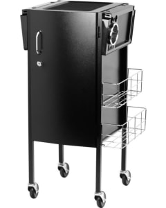 Gabbiano Hairdresser Trolley Deluxe 500 Black