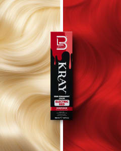 L3VEL3 Kray Electric Red Semi Permanent Color Tube 100 ml