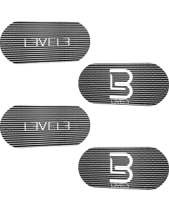 L3VEL3 Velcro Hair Grips 4 Pcs