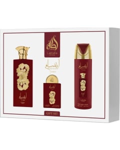 Lattafa Pride Ansaam Gold 100 ml EDP + 20 ml EDP + 200 ml Deodorant