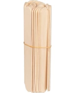 Iwax Large Wooden Spatula 50 Pcs