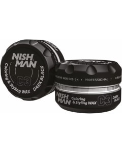Nishman Hair Coloring Wax C3 Black - 100 ml