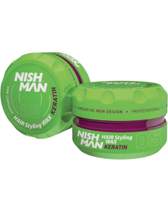 Nishman Hair Styling Wax No.05 Keratin - 150 ml