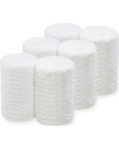 Barburys Cotton Towels White  20x70 cm - 6 pcs