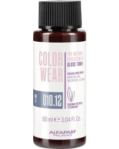 Alfaparf Milano Color Wear Gloss Toner 010.12 Soft Lightest Ash Violet Blonde - 60 ml